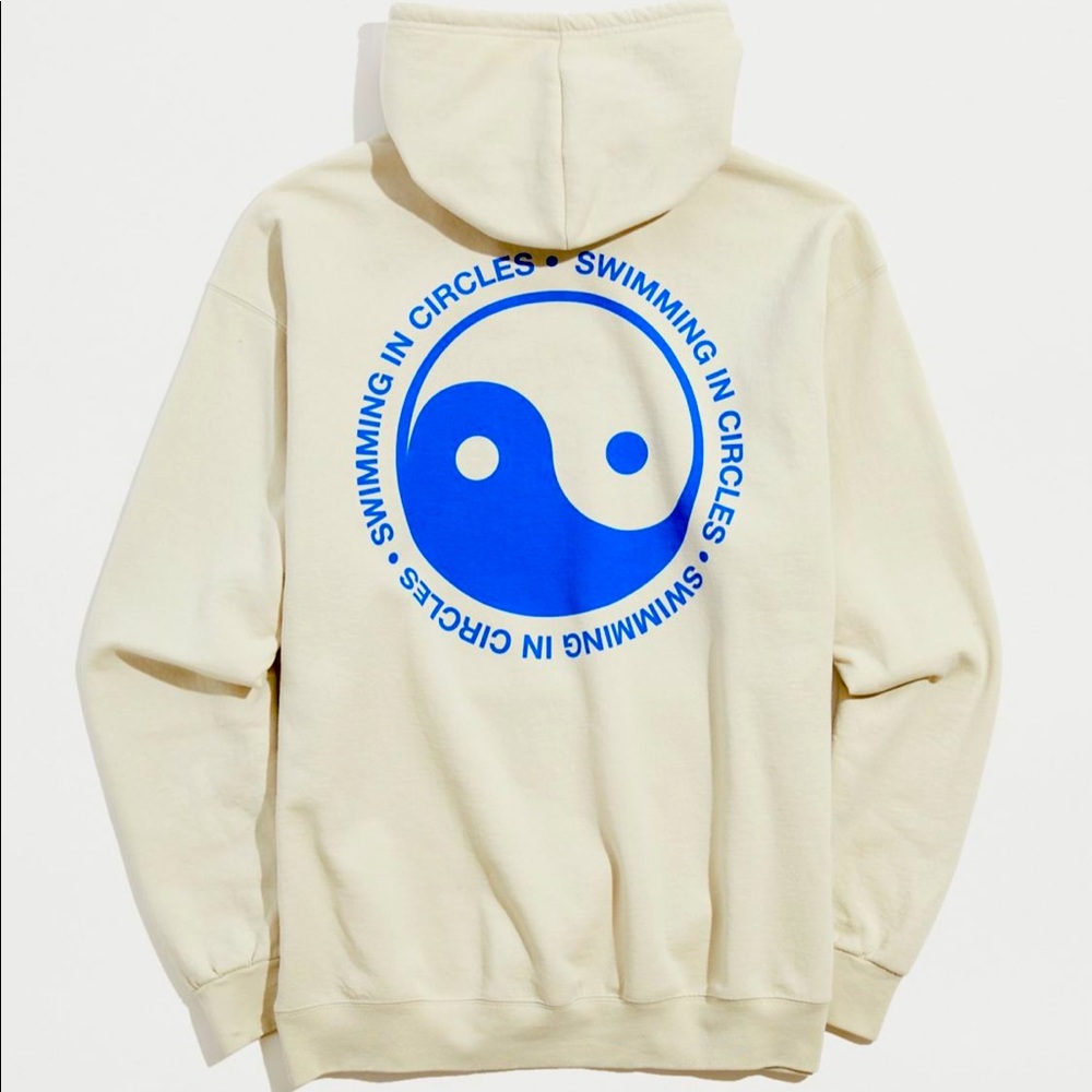Mac Miller UO Exclusive Circles Yin Yang Hoodie Sweatshirt